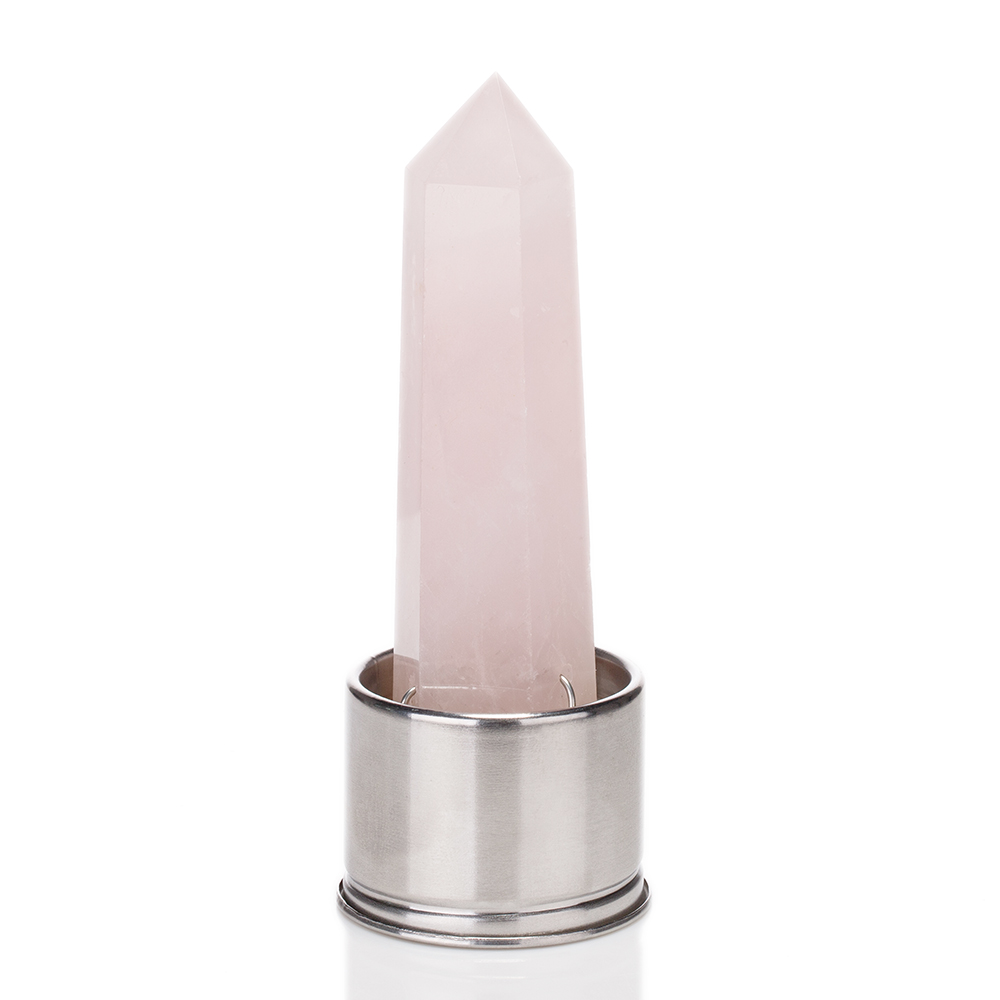 Crystal healing Water Bottle with Quartz Stone - SB1 - Image 3